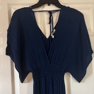 Lovestitch Deep Blue Backless Dress